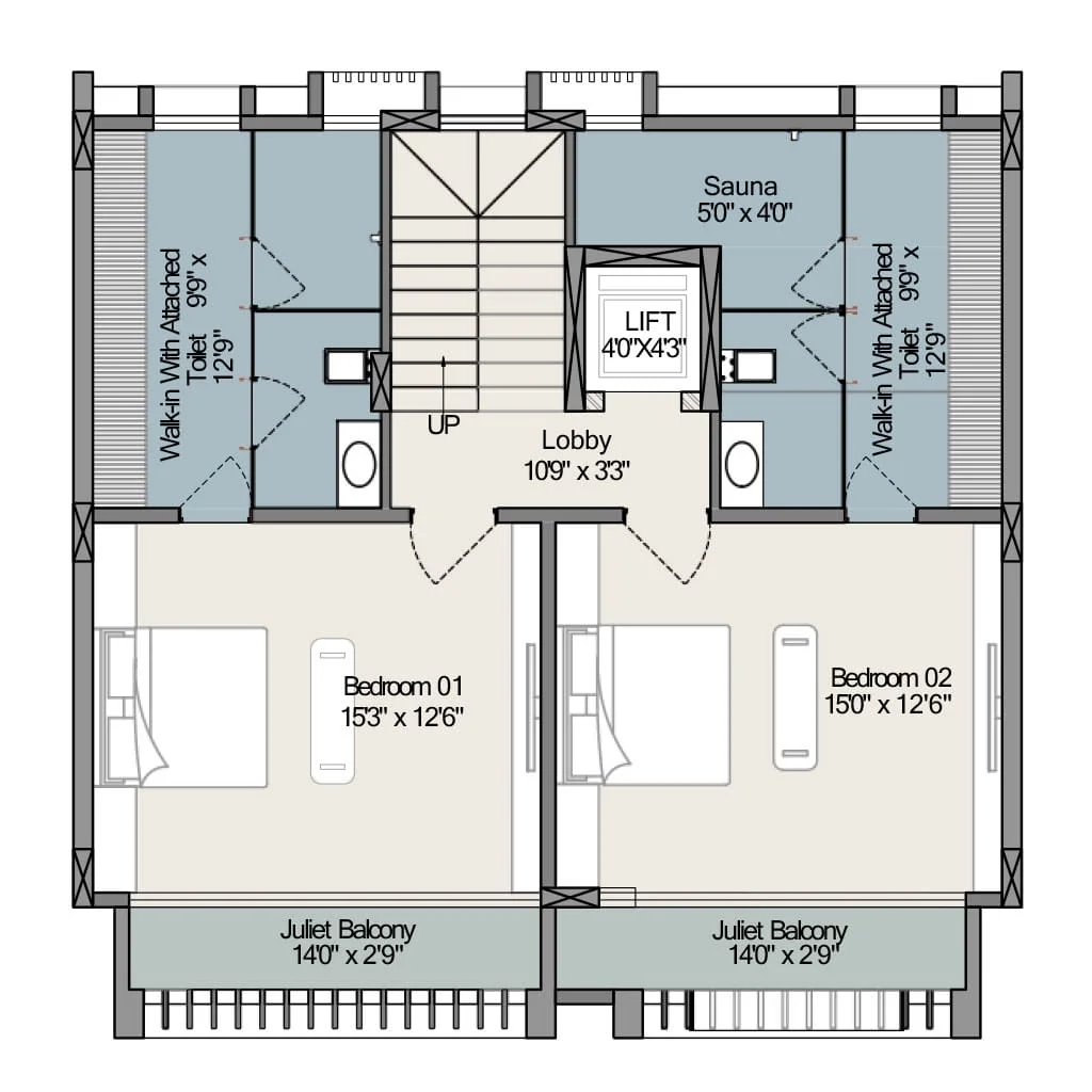 Vivanta Aaranya Ravet 5BHK Floor Plan Image
